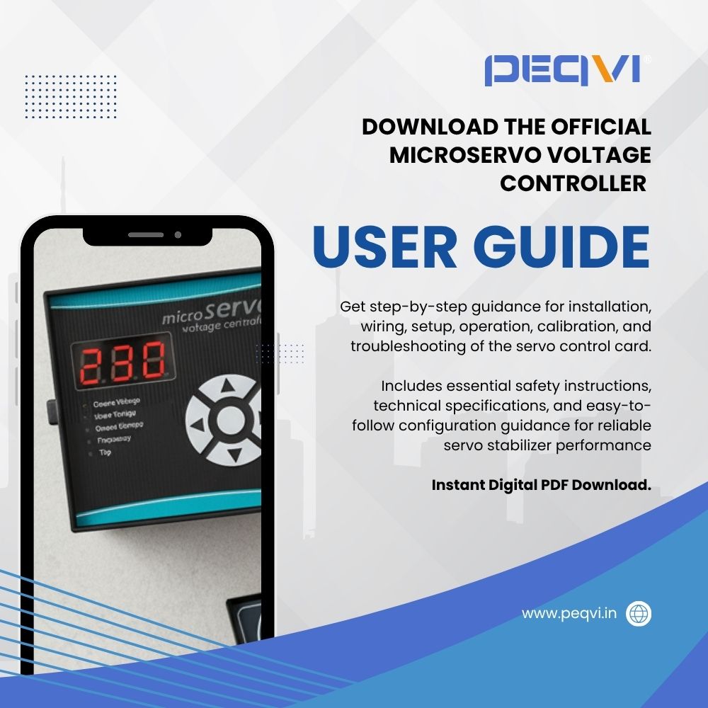 PEQVI User guide for Digital Single Phase Servo Control Card Module
