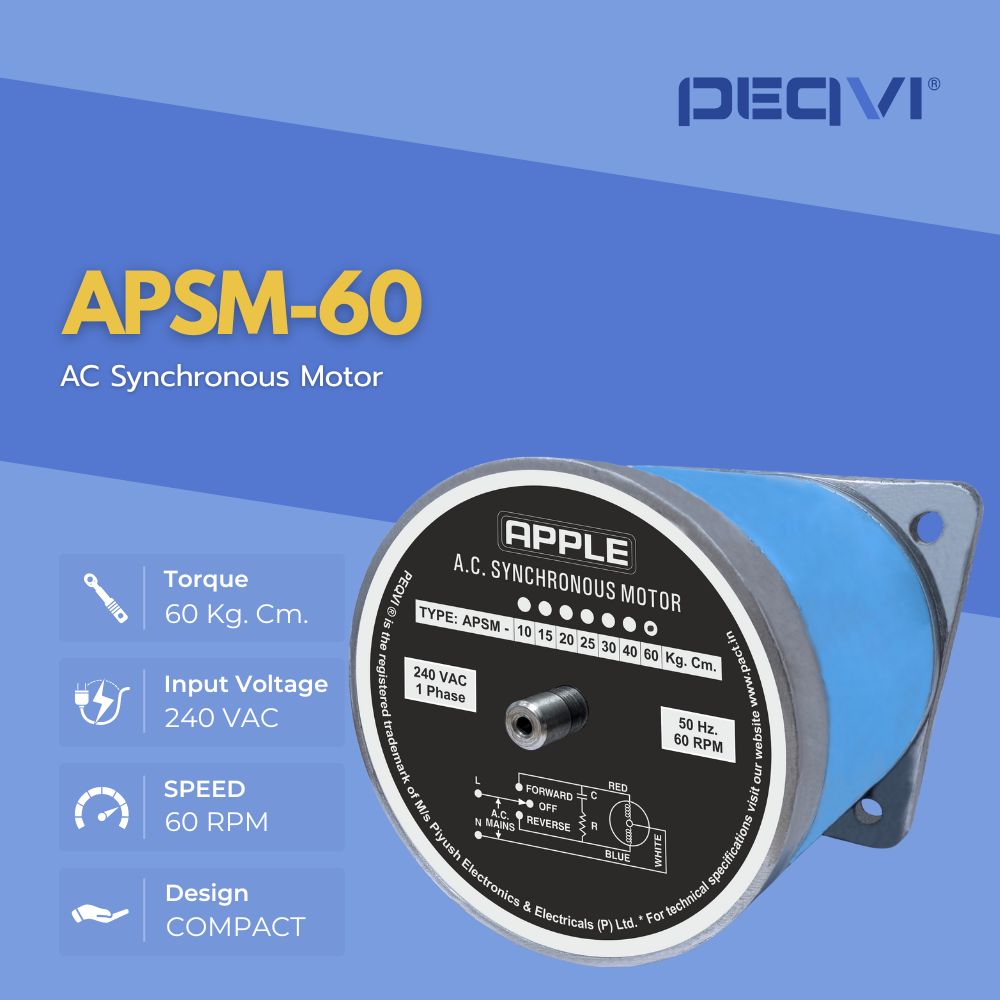 AC Synchronous Motor APSM-60 with specifications