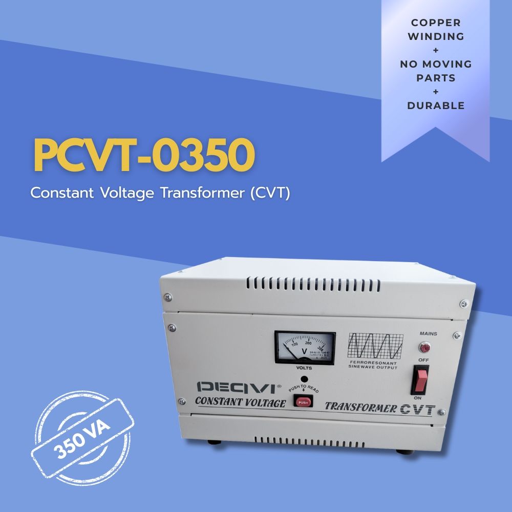 350 VA CVT transformer ensuring clean and regulated voltage