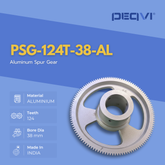 PEQVI aluminium gear component for power transmission units