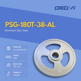 Aluminium gear from PEQVI ensuring long-lasting durability