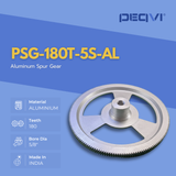 PEQVI branded aluminium spur gear for mechanical applications