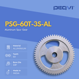 PEQVI aluminium spur gear designed for reliable industrial performance