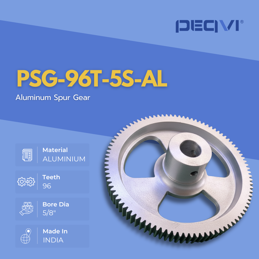 Aluminium gear from PEQVI offering excellent mechanical balance
