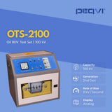 High-voltage BDV testing equipment for transformer oil quality analysis