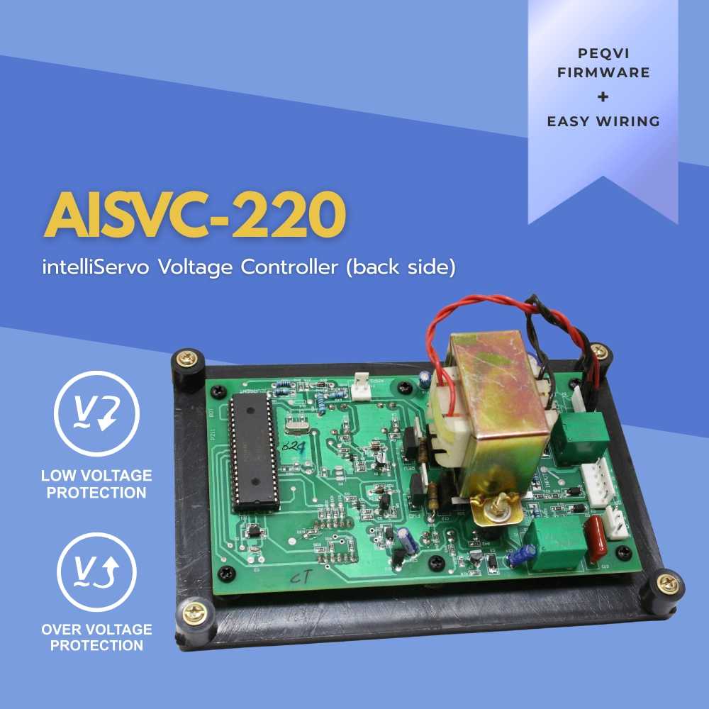 Back side of Automatic Digital Servo Stabilizer Control Card (AISVC-220)