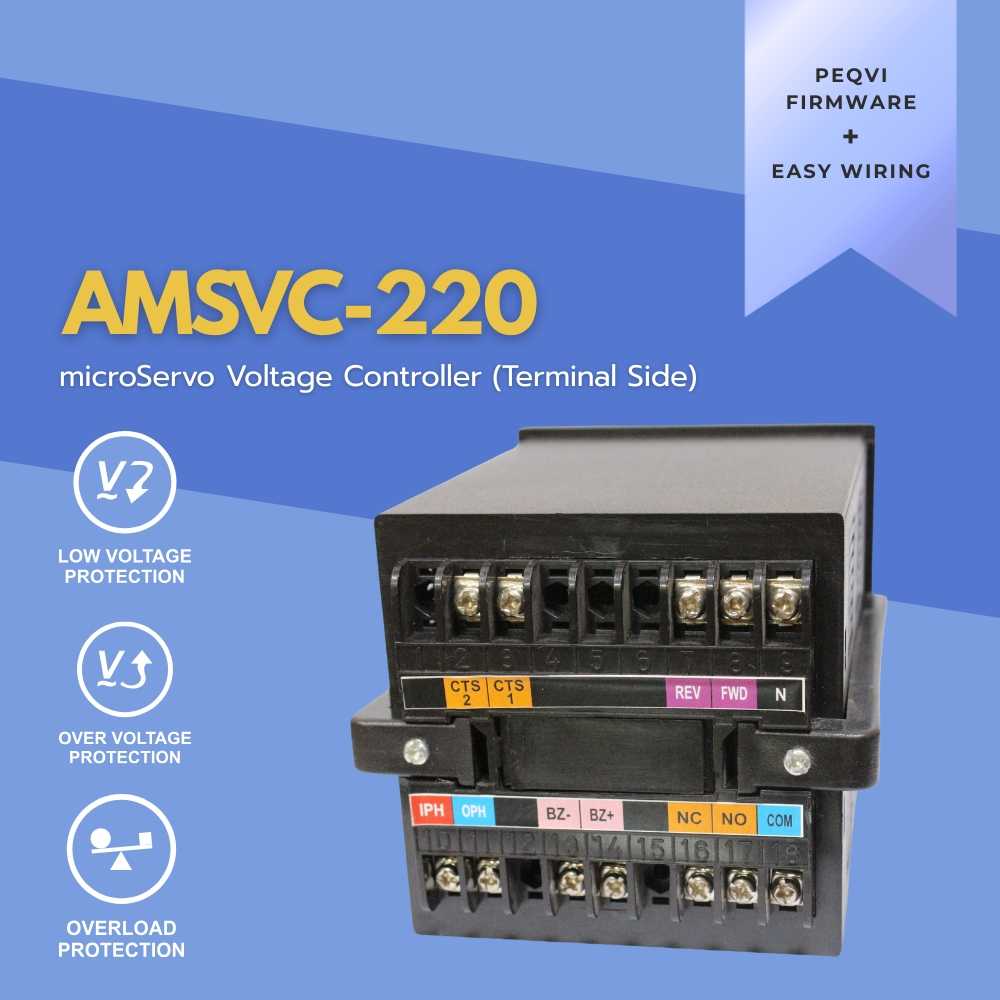 Back side of Digital Single Phase Servo Control Card Module (AMSVC-220)
