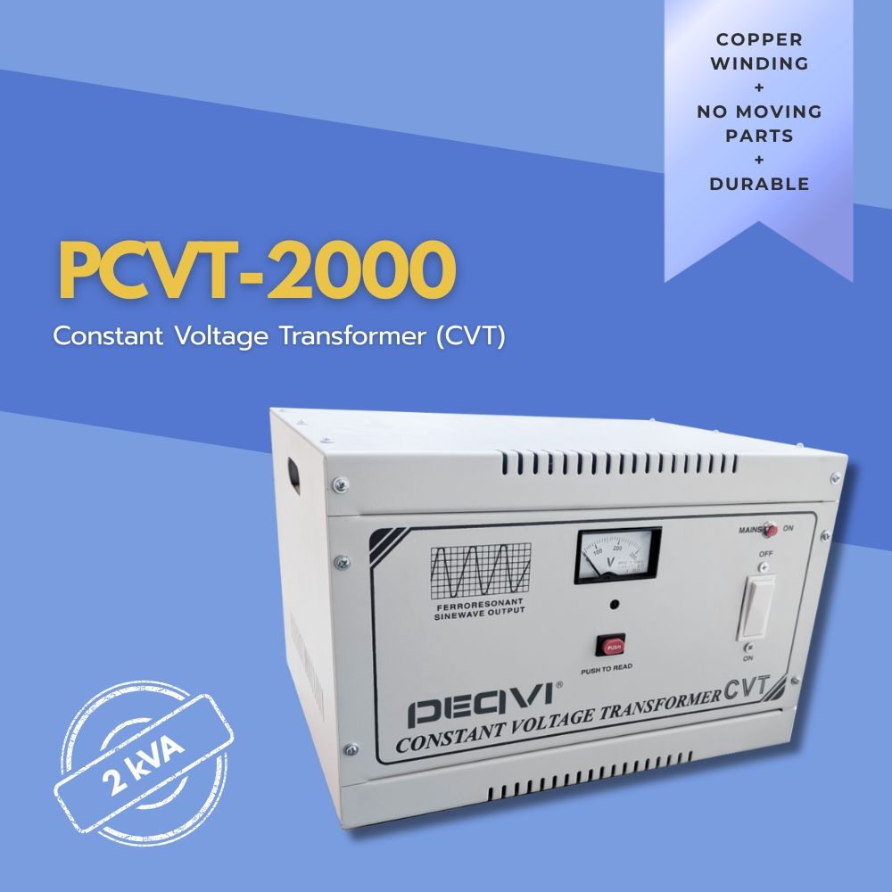 2000 VA Constant Voltage Transformer by PEQVI ensuring smooth, noise-free voltage for industrial automation systems.