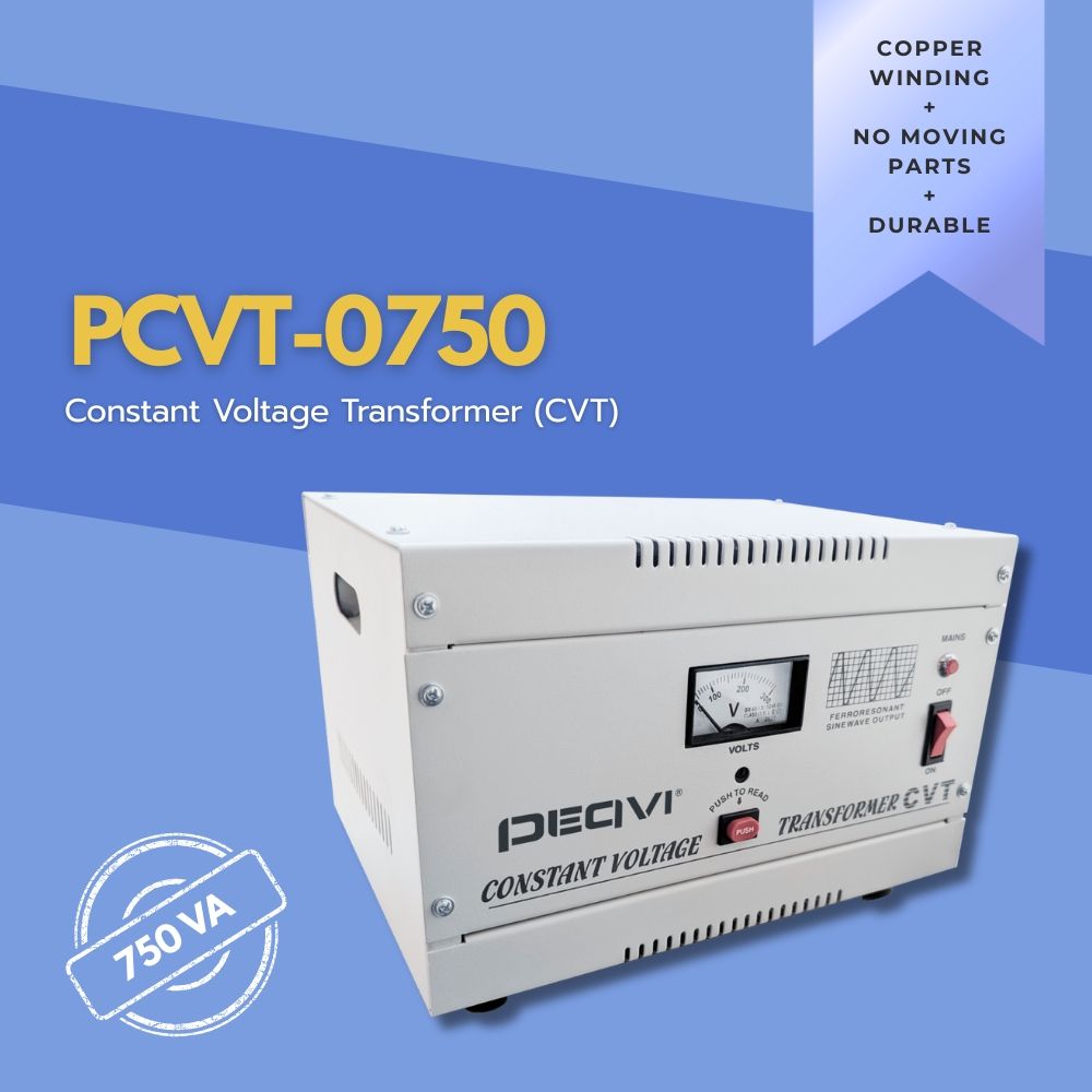 Heavy-duty 750 VA constant voltage transformer for power protection