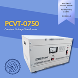 Heavy-duty 750 VA Constant Voltage Transformer by PEQVI for automation and control systems