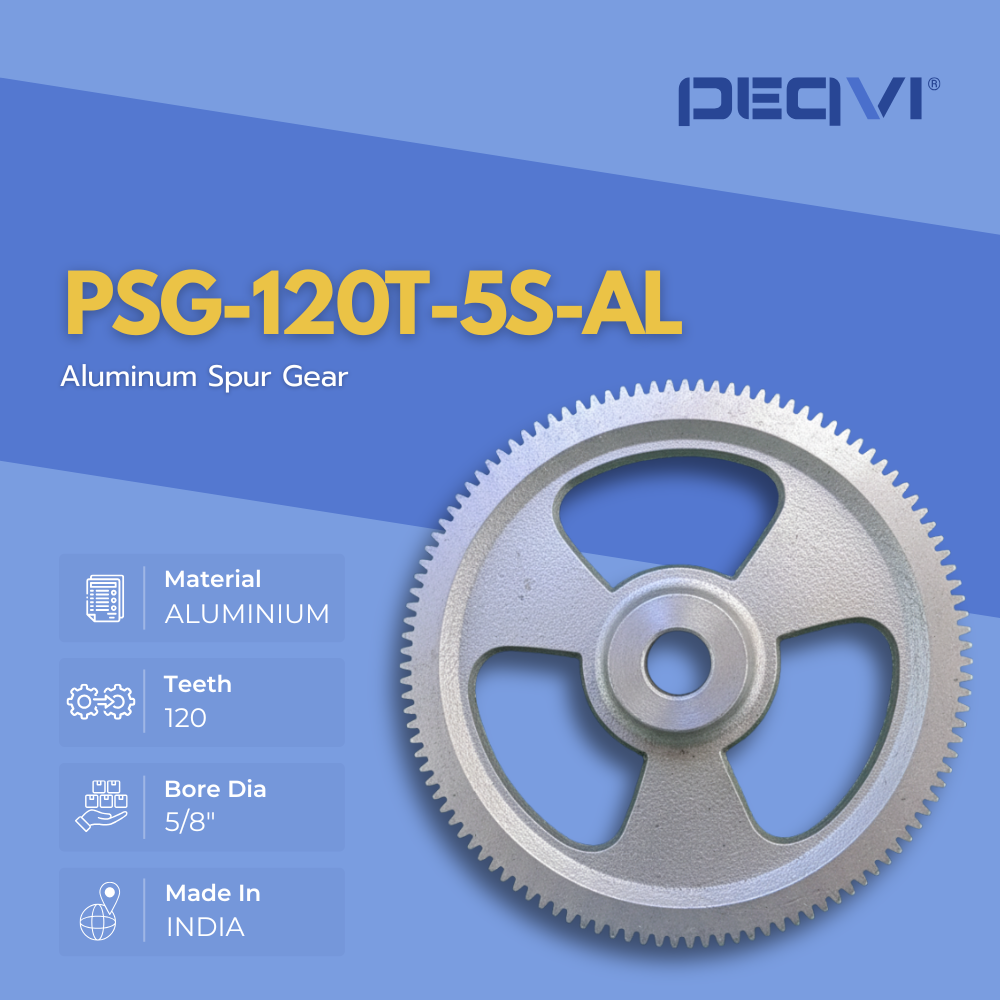 PEQVI aluminium gear providing seamless motion and low friction