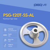 Aluminium spur gear by PEQVI with smooth gear alignment