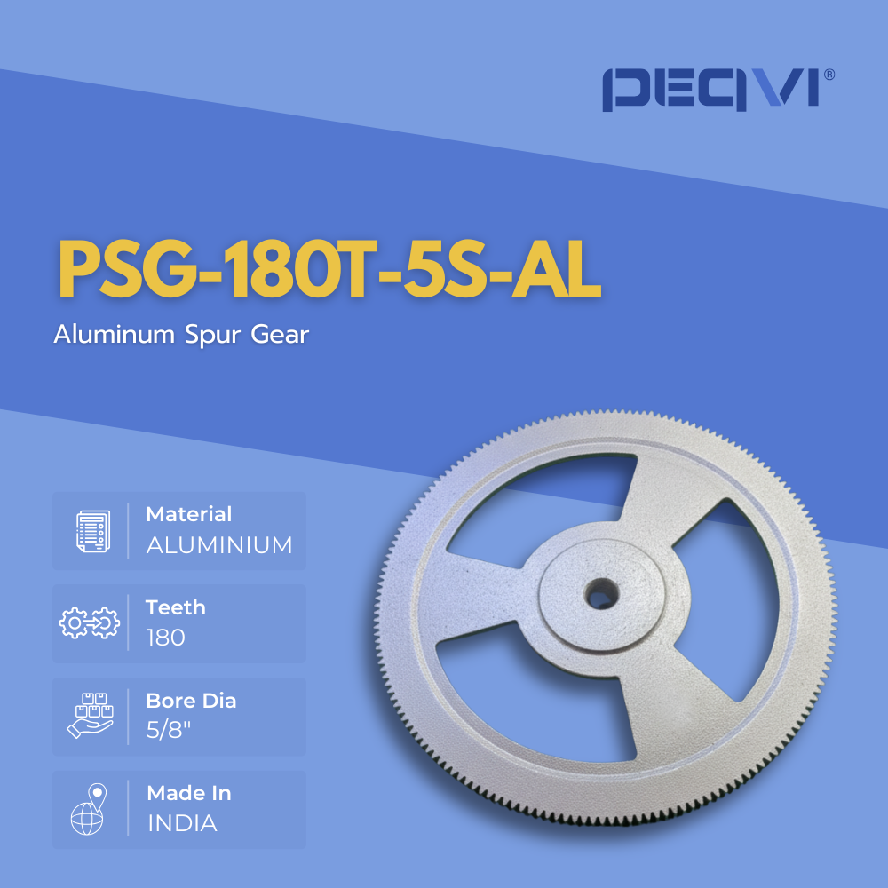 Lightweight PEQVI spur gear designed for high performance