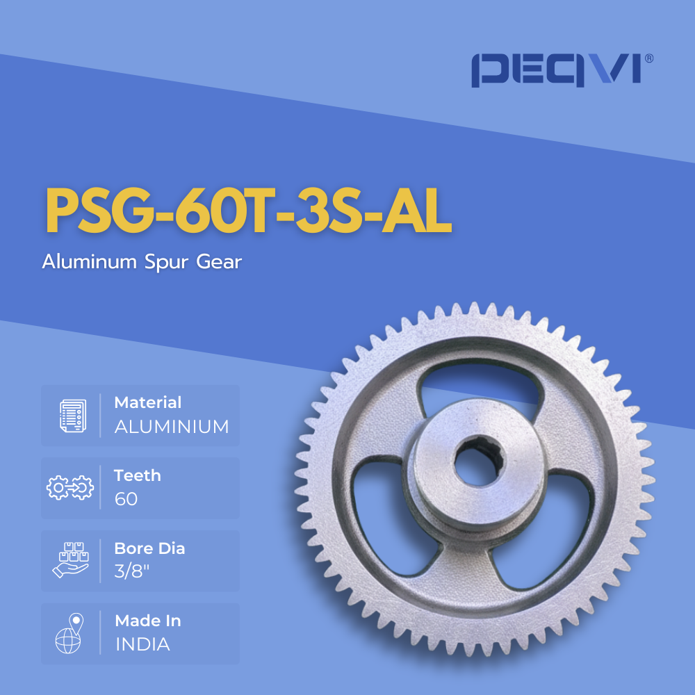 Industrial PEQVI spur gear ensuring smooth and consistent motion