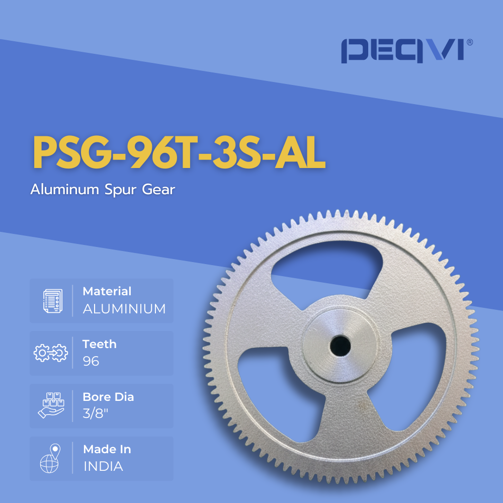 Lightweight PEQVI gear offering reliable mechanical operation