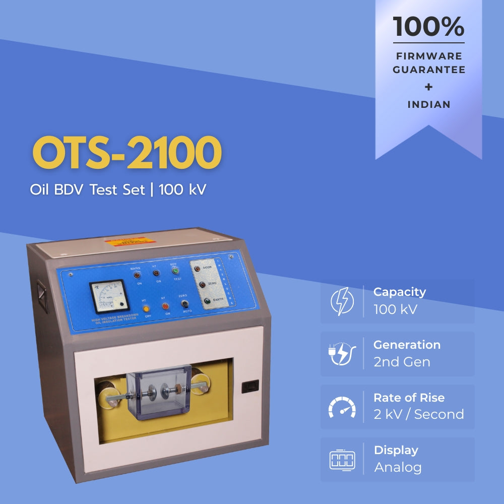 Oil BDV Test Set OTS-2100 with specifications