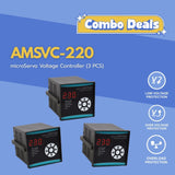Three microServo Voltage Controllers for controlling the servo stabilzer 10 kva